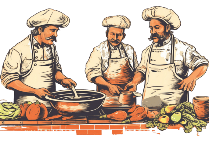 Mexican chefs preparing food - Mexicano (1)