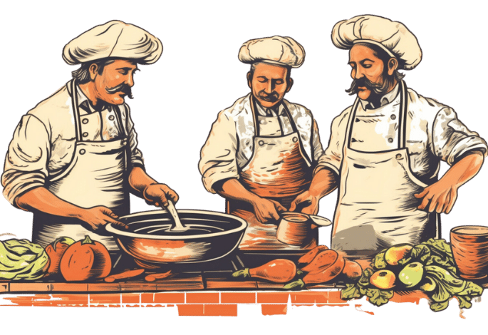 Mexican chefs preparing food - Mexicano (1) Mexican chefs preparing food - Mexicano (1)